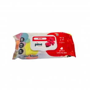 NEDVES TÖRLŐKENDŐ PINE EXTRA - RÓZSA - 72X